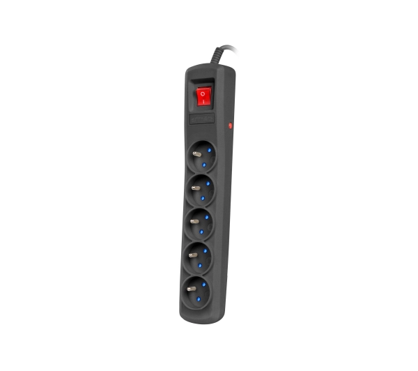 Armac R5  5 gniazd 1,5m Czarny