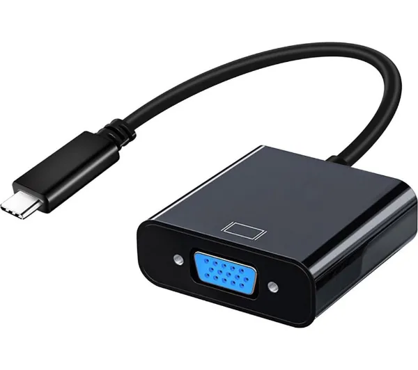 Adapter USB Typ-C - VGA ART Kabada OEM-C9 0.15 m