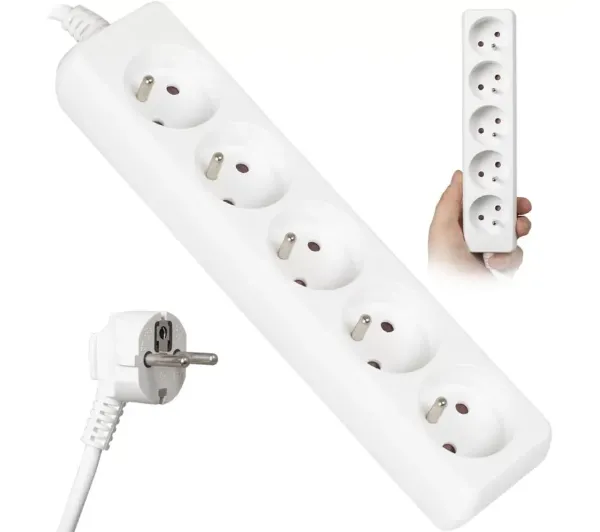 Vayox VA0308-3 5 gniazd 3m Biały