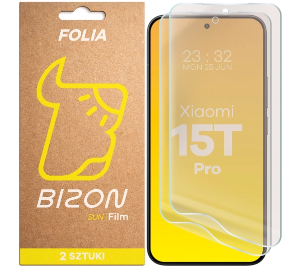 Bizon matowa Film Sun Duo do Xiaomi 15T Pro 2 sztuki