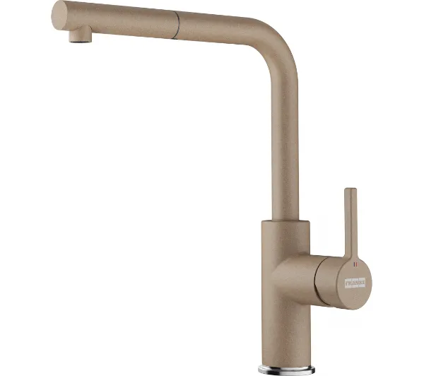 Baterie kuchenne - Franke Urban 2.0 L pull-out Cappucino Mosiądz