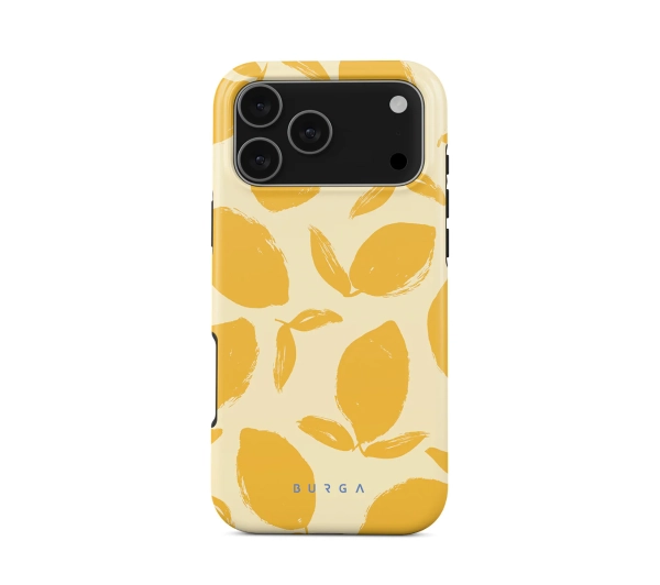 Burga Lemon Tart Tough Magnetic do iPhone 17 Pro Żółty