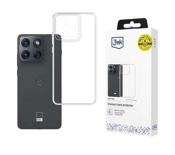 3mk Clear Case do Motorola Edge 70 Przezroczysty