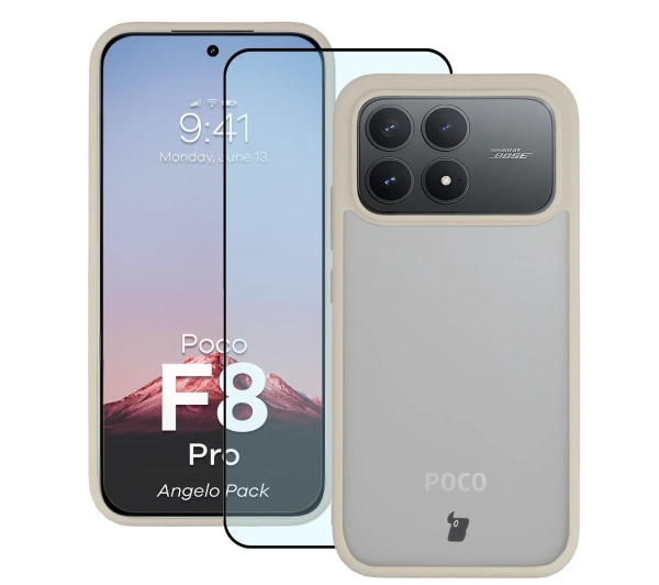 Bizon Angelo Pack do Xiaomi POCO F8 Pro Beżowy
