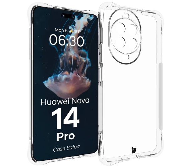Bizon Case Salpa do Huawei nova 14 Pro Przezroczysty
