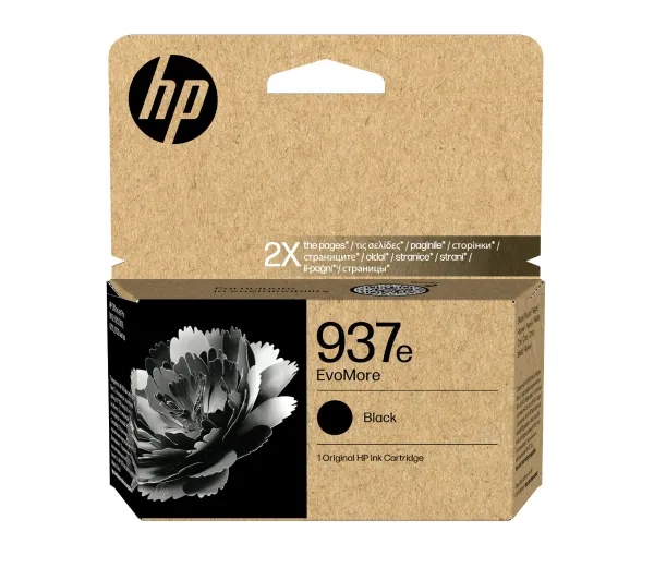 HP 4S6W9NE nr 937e EvoMore Czarny 53 ml