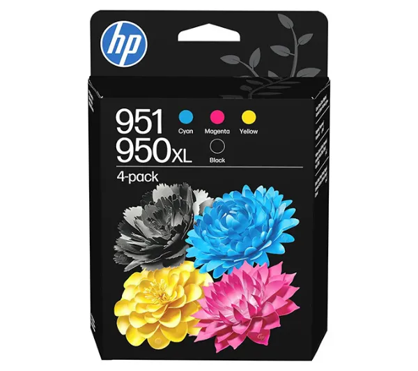 HP C3WK1AE nr 950XL/951 4-pak Czarny Błękitny Purpurowy Żółty 72 ml