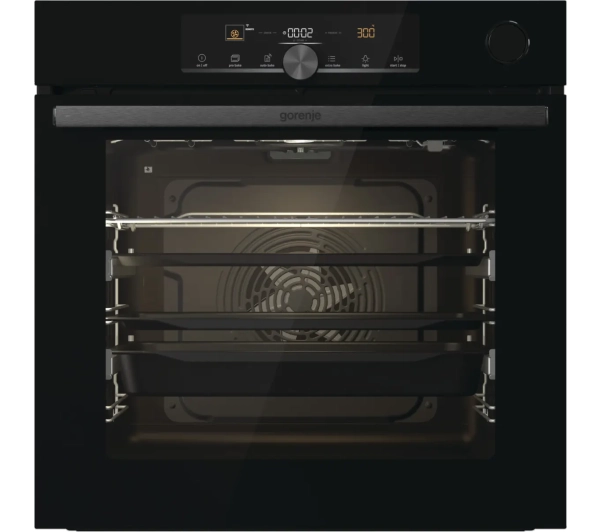 Piekarniki do zabudowy - Gorenje G600 BSA6747A04BGWI Termoobieg Grill Czarny