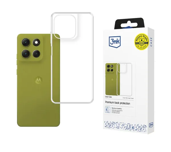 3mk Clear Case do Motorola Moto G86 Przezroczysty