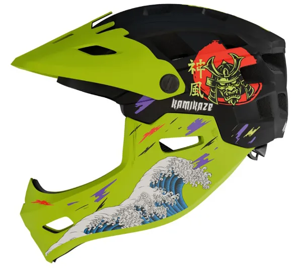 Kamikaze RONIN Wave Green S Czarno-zielony