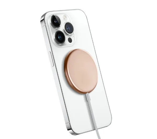 Crong CRG-MS15W-GLD MagSpot Wireless Charger 15W Złoty