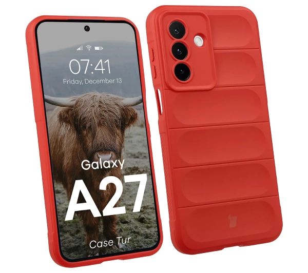 Bizon Case Tur do Galaxy A27 5G Czerwony
