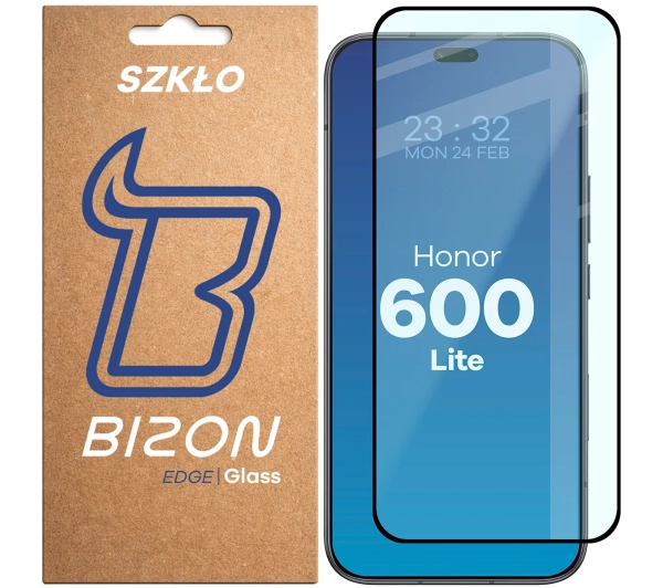 Bizon z ramką Glass Edge do Honor 600 Lite 5G
