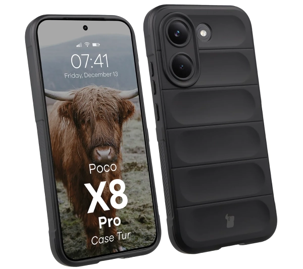 Bizon Case Tur do Xiaomi POCO X8 Pro Czarny