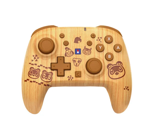 Hori Wireless HORIPAD Turbo Animal Crossing Wood Brown do Nintendo Switch 2 Bezprzewodowy