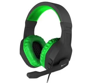 Genesis Argon 200 Nauszne Czarno-zielony