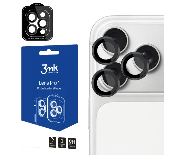 3mk Lens Protection Pro do iPhone 18 Pro / 18 Pro Max Czarny