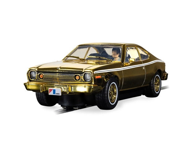 Hornby Scalextric Samochód James Bond Złoty AMC Hornet Człowiek ze złotym pistoletem