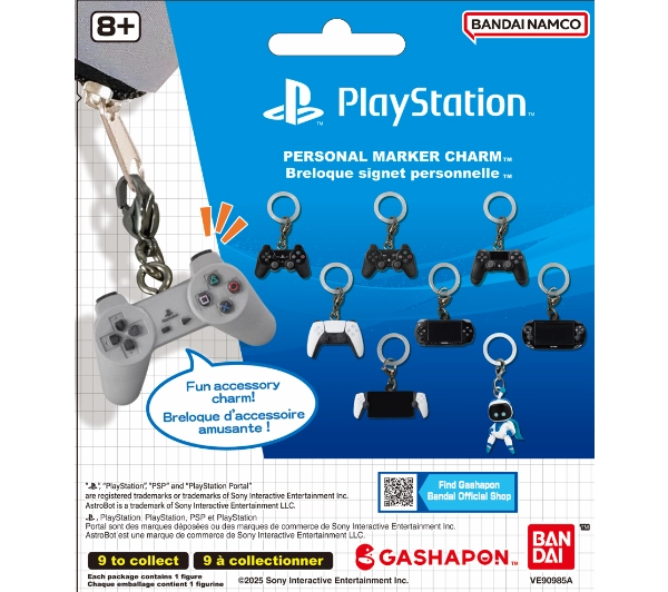 Bandai Namco Gashapon PlayStation Personal Marker Charm