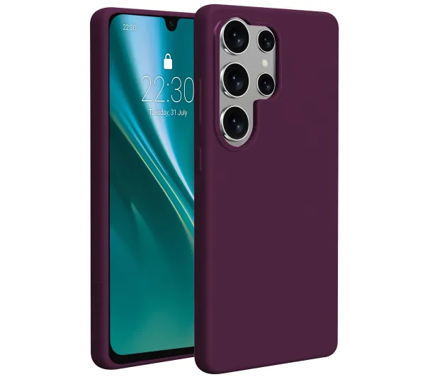 Etteri Silicone Mag do Galaxy S25 Ultra Bordowy