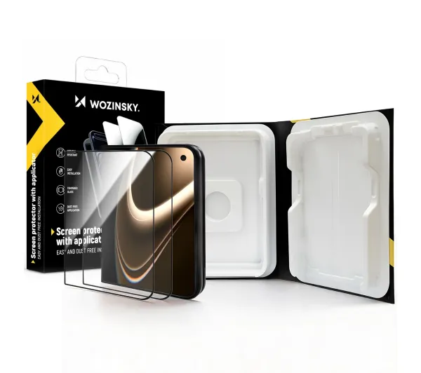 Wozinsky EasyFit Clear Glass na iPhone Duo 2 szt