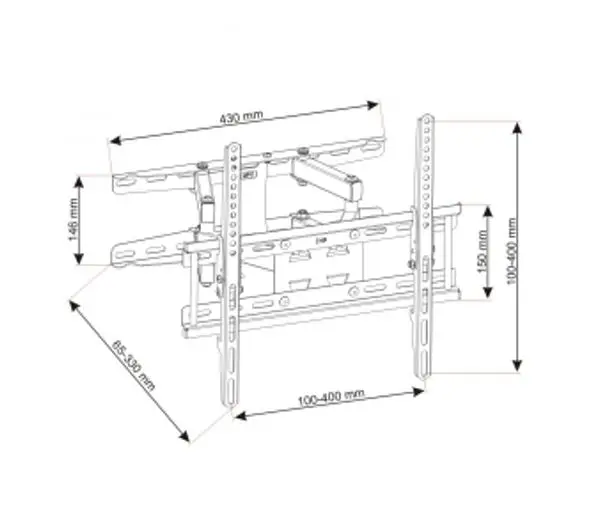 ART UX150 od 23" do 60" Max 45kg