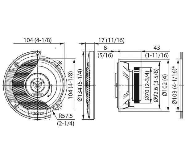 Kenwood KFC-S1066