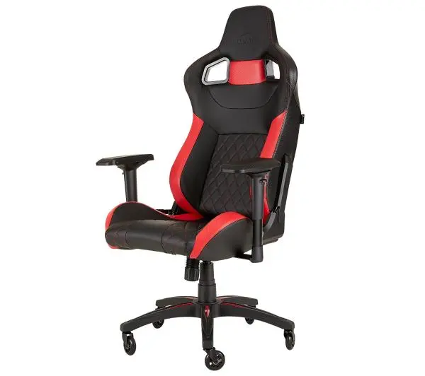 Corsair T1 Race 2018 Gamingowy do 120kg Skóra ECO Czarno-czerwony - Kup na Raty - RRSO 0%