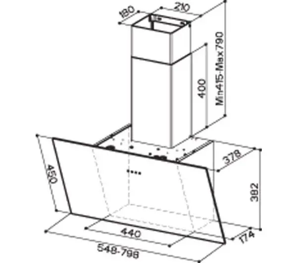Faber Tweet EG8 BK 55 Czarny - DRUGI -30%, ALBO 4-TY -80% - Kup na Raty - RRSO 0%