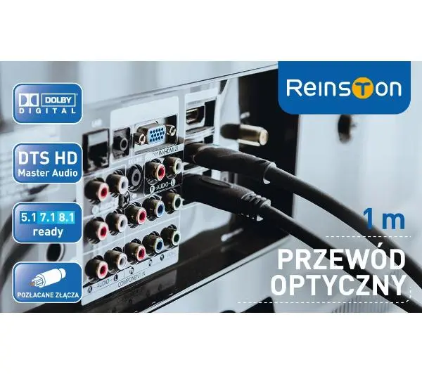 Reinston EK023 1m Srebrny