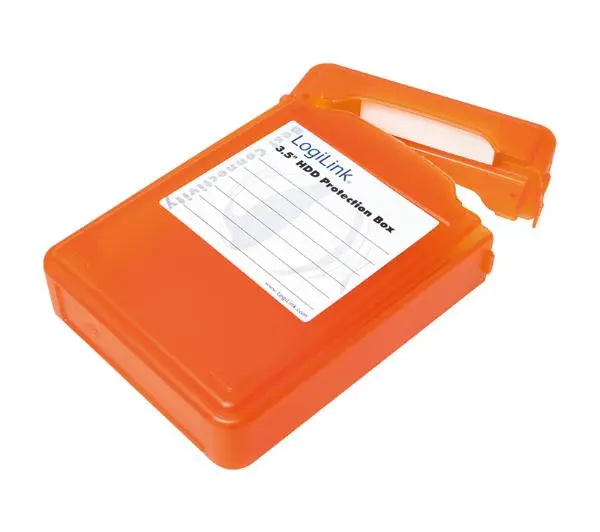 LogiLink Pudełko ochronne do HDD 3.5" Pomarańczowy