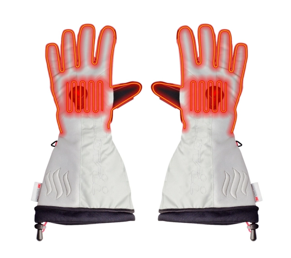 Podgrzewane rękawice GLOVII GS8M (rozmiar M) Szary