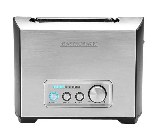 Tostery - Gastroback Design Pro 2S 42397 Ruszt do bułek Rozmrażanie 950W