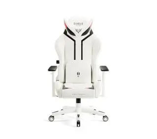 Diablo Chairs X-Ray 2.0 King Size Gamingowy do 160kg Skóra ECO Biało-czarny - Kup na Raty - RRSO 0%