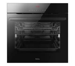 Amica ED57529B X-Type Pyro Termoobieg Czarny - Kup na Raty - RRSO 0%