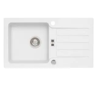 Alveus Niagara 30 1123011 Granitowy Biały - DRUGI -30%, ALBO 5-TY ZA 1ZŁ - Kup na Raty - RRSO 0%