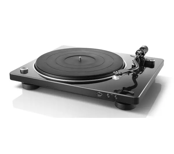 Denon DP-450USB Manualny Napęd paskowy Przedwzmacniacz Czarny