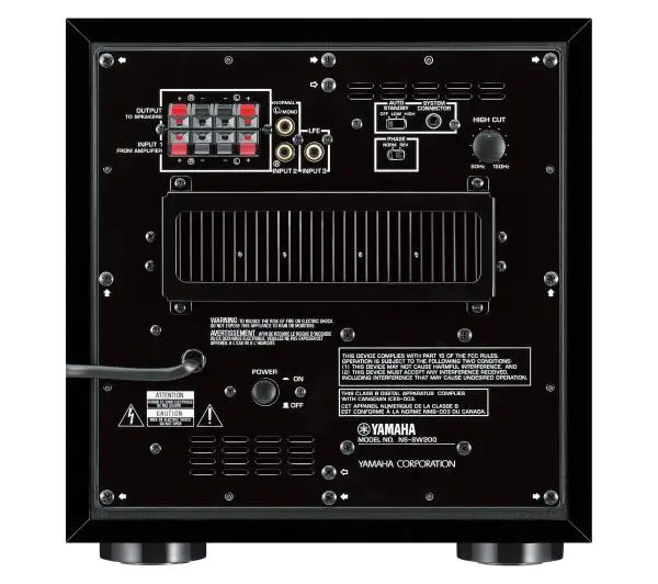 Yamaha NS-SW200 Aktywny 130W Czarny połysk - Kup na Raty - RRSO 0%