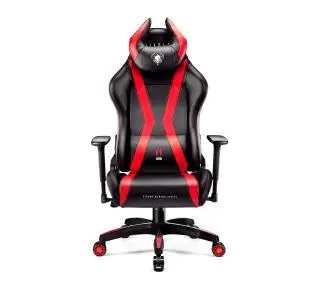 Diablo Chairs X-Horn 2.0 Normal Size Gamingowy do 160kg Skóra ECO Czarno-czerwony - Kup na Raty - RRSO 0%