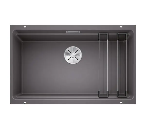 Zlewozmywaki kuchenne - Blanco ETAGON 700-U 525168 Granitowy Szarość skały