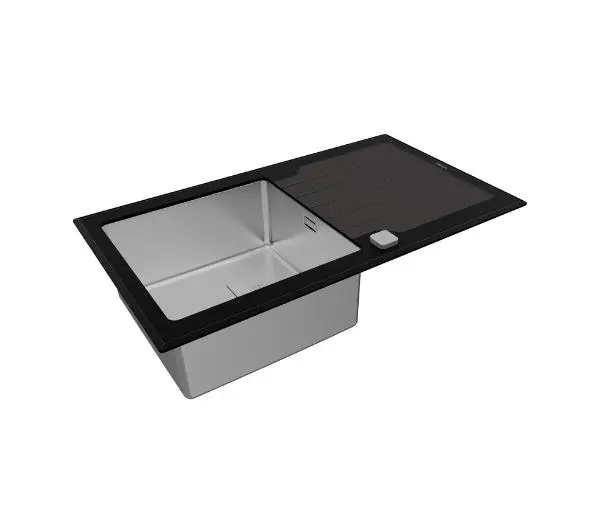 Teka DIAMOND RS15 1B 1D 86 Stalowy Czarny - DRUGI -30%, ALBO 5-TY ZA 1ZŁ - Kup na Raty - RRSO 0%