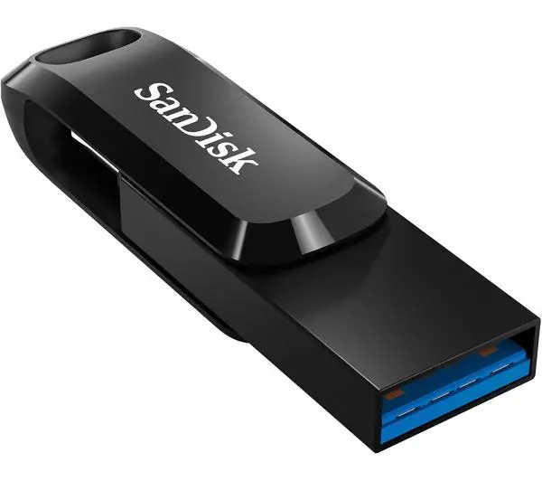 SANDISK Ultra Dual Drive Go 64GB USB 3.2 Typ C / USB 3.2 Czarny