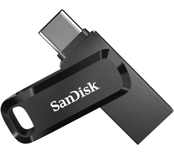 SANDISK Ultra Dual Drive Go 64GB USB 3.2 Typ C / USB 3.2 Czarny