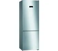 Bosch Serie 4 KGN49XIEA Pełny No Frost 203cm Szuflada z kontrolą wilgotności Srebrny