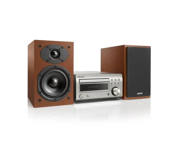 Denon D-M41 / RCD-M41 + SC-M41 60W Bluetooth Radio FM Srebrny / Wiśniowy