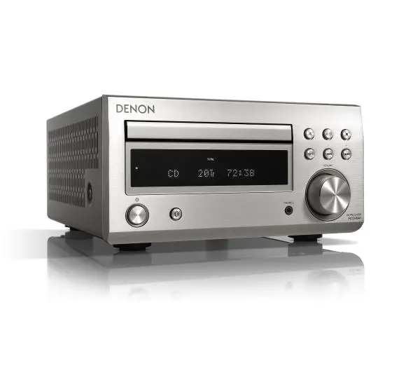 Denon D-M41DAB / RCD-M41DAB + SC-M41 60W Bluetooth Radio FM Srebrny / Czarny - Kup na Raty - RRSO 0%