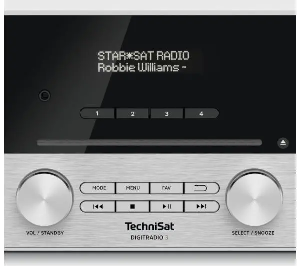 TechniSat DigitRadio 3 Radio FM DAB+ Bluetooth Biały - Kup na Raty - RRSO 0%