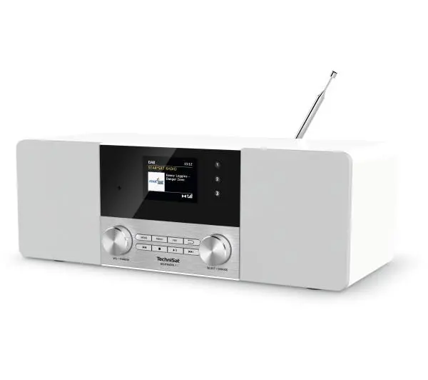 TechniSat DigitRadio 4C Radio FM DAB+ Bluetooth Biały - Kup na Raty - RRSO 0%