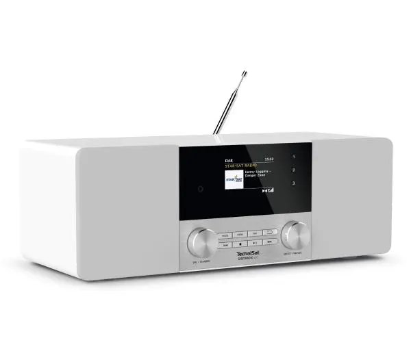 TechniSat DigitRadio 4C Radio FM DAB+ Bluetooth Biały - Kup na Raty - RRSO 0%