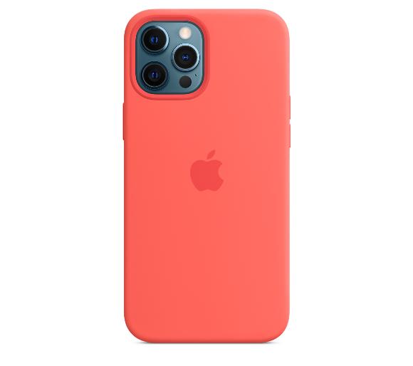 etui dedykowane Apple Silicone Case MagSafe iPhone 12 Pro Max MHL93ZM/A (rózowy cytrus)